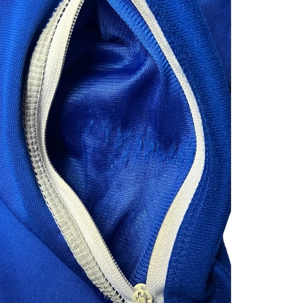 Adidas Track Jacket KU Jayhawks Full-Zip Climalite Athletic Collegiate Fanwear L